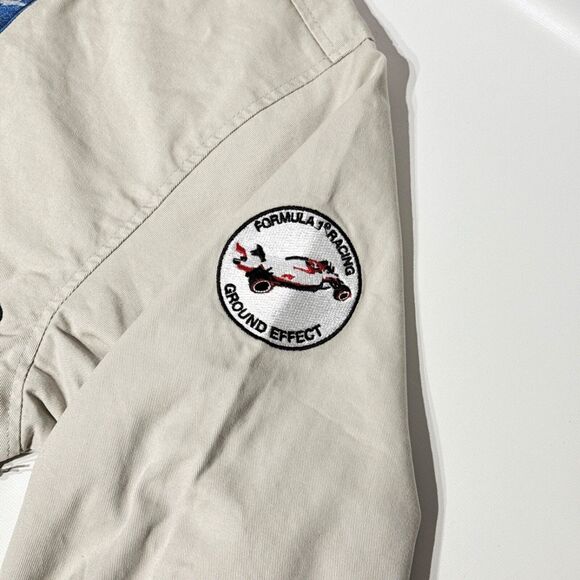 NWT $150 F1 Formula 1 x PacSun Ground Effect Racing Jacket 2024 Cream Men Size M - Picture 8 of 16